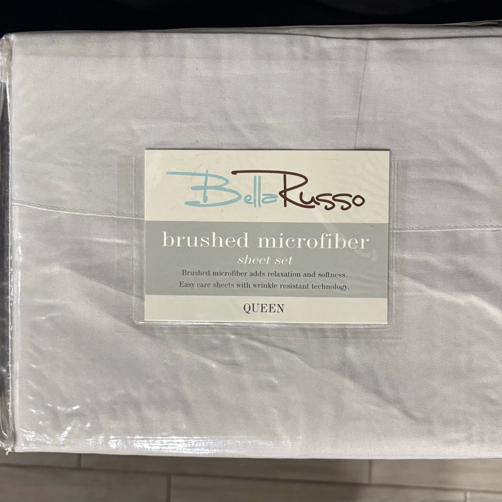 Brushed Microfiber Sheet Set - White